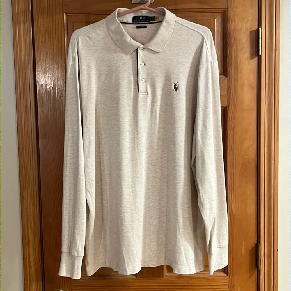 Polo Ralph Lauren men’s long sleeve cotton polo size xlarge.